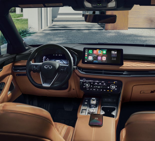 2024 INFINITI QX60 Key Features - Wireless Apple CarPlay® integration | Lupient INFINITI Milwaukee in West Allis WI